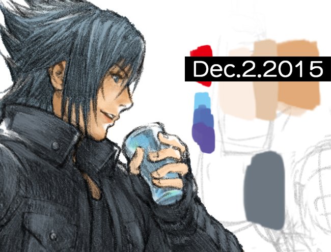 Final Fantasy Xv Ffxvfestiveart 2日目のイラストが届きました おーノクトに彩りがっ 何を飲んでるいるのでしょうね Ffxv Ff15 T Co Jmo6swhf6e Twitter