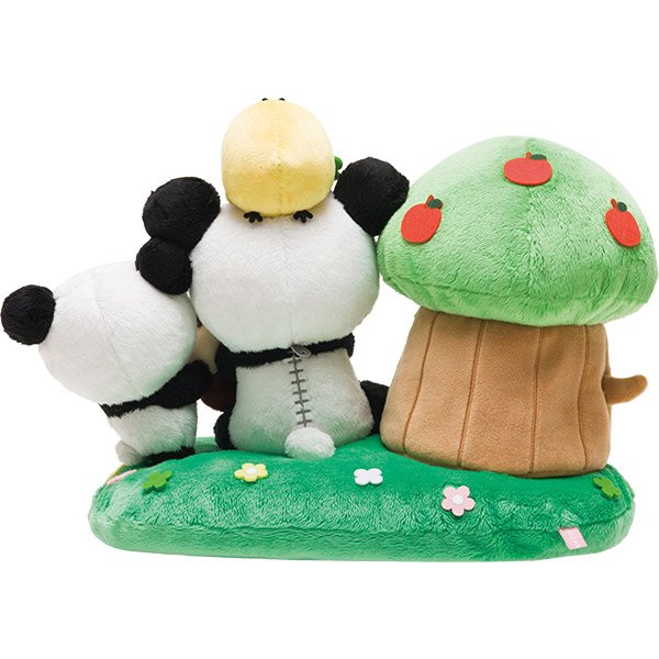 パンダのリラックマたちが気になった方、こんなぬいぐるみもありますよ