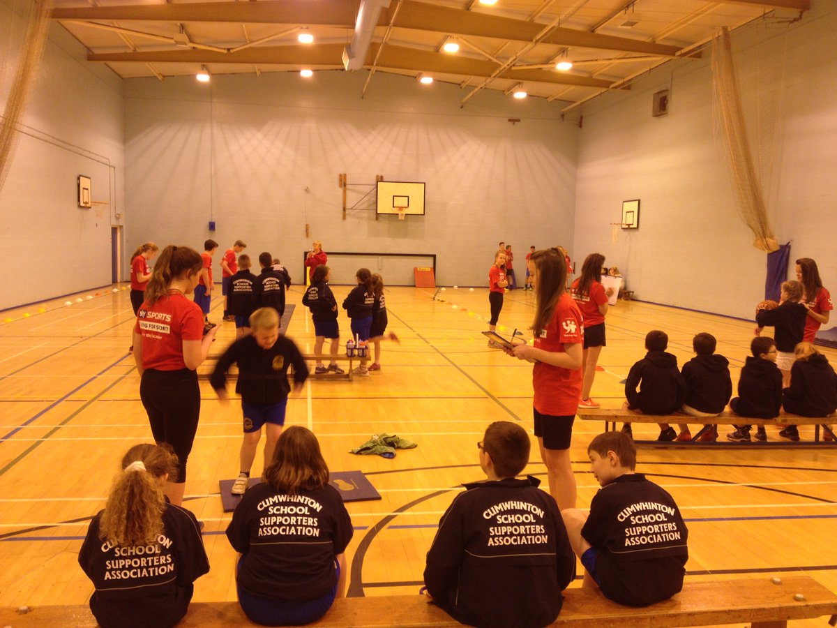 Sportshall athletics with our primaries #sportsleaders