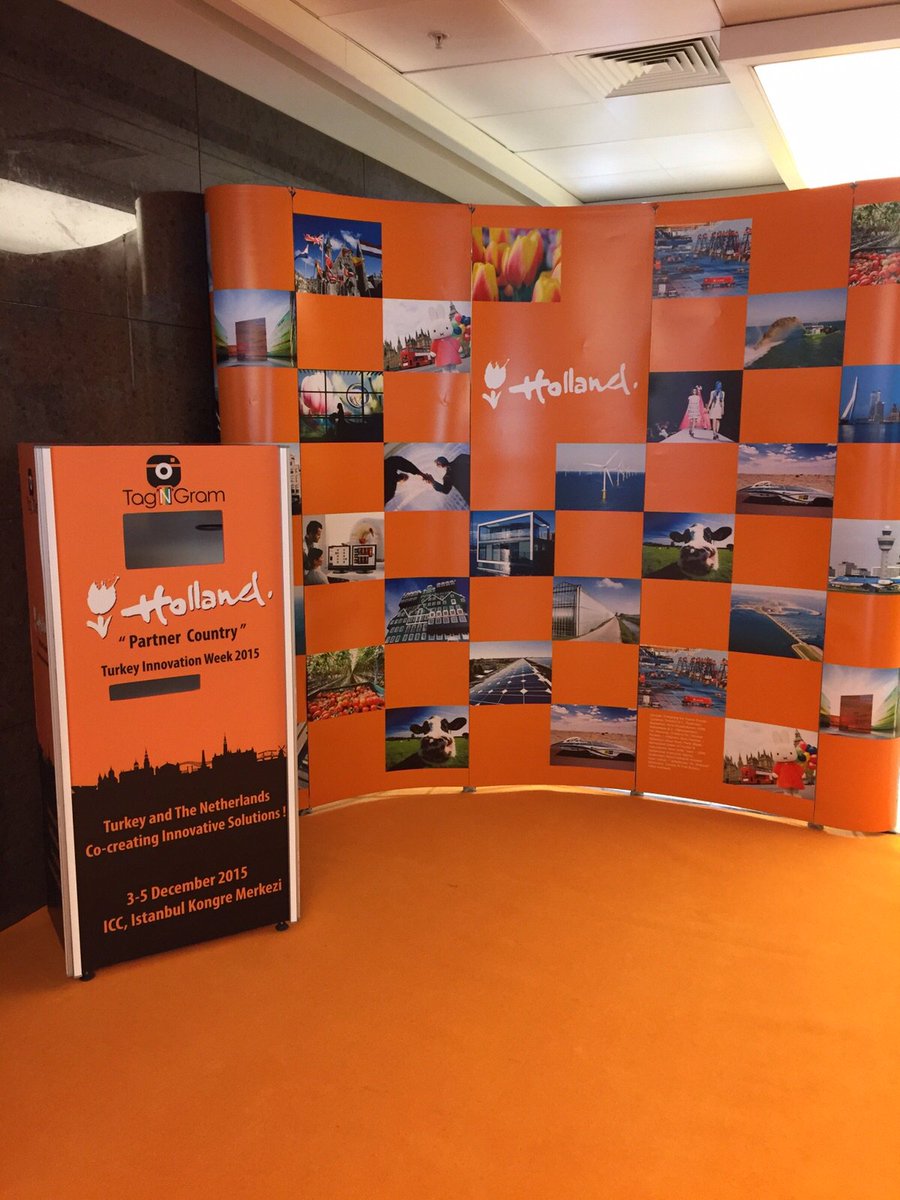 NLinIstanbul's tweet photo. With our #TagNGram photowall on the #InnovationWeek you can post on #instagram with a #HollandInnovation background. https://t.co/iYNM2xkubz