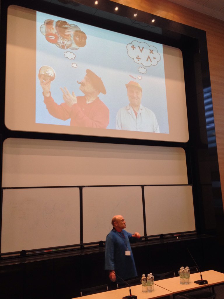 studhio's tweet image. Inspiring Keynote by Chris Crawford advocating for interactive storytelling as entertainment for everyone #ICIDS2015