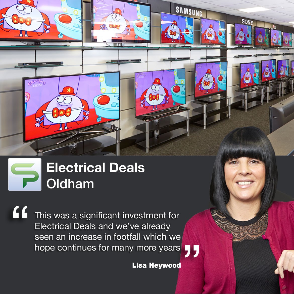 storeplans's tweet photo. "An Increase in Footfall" @ElectricalDeals

#CaseStudy here https://t.co/0HTKQQrg5j

#StorePlan #TheRetailersChoice https://t.co/bJlNECJefc