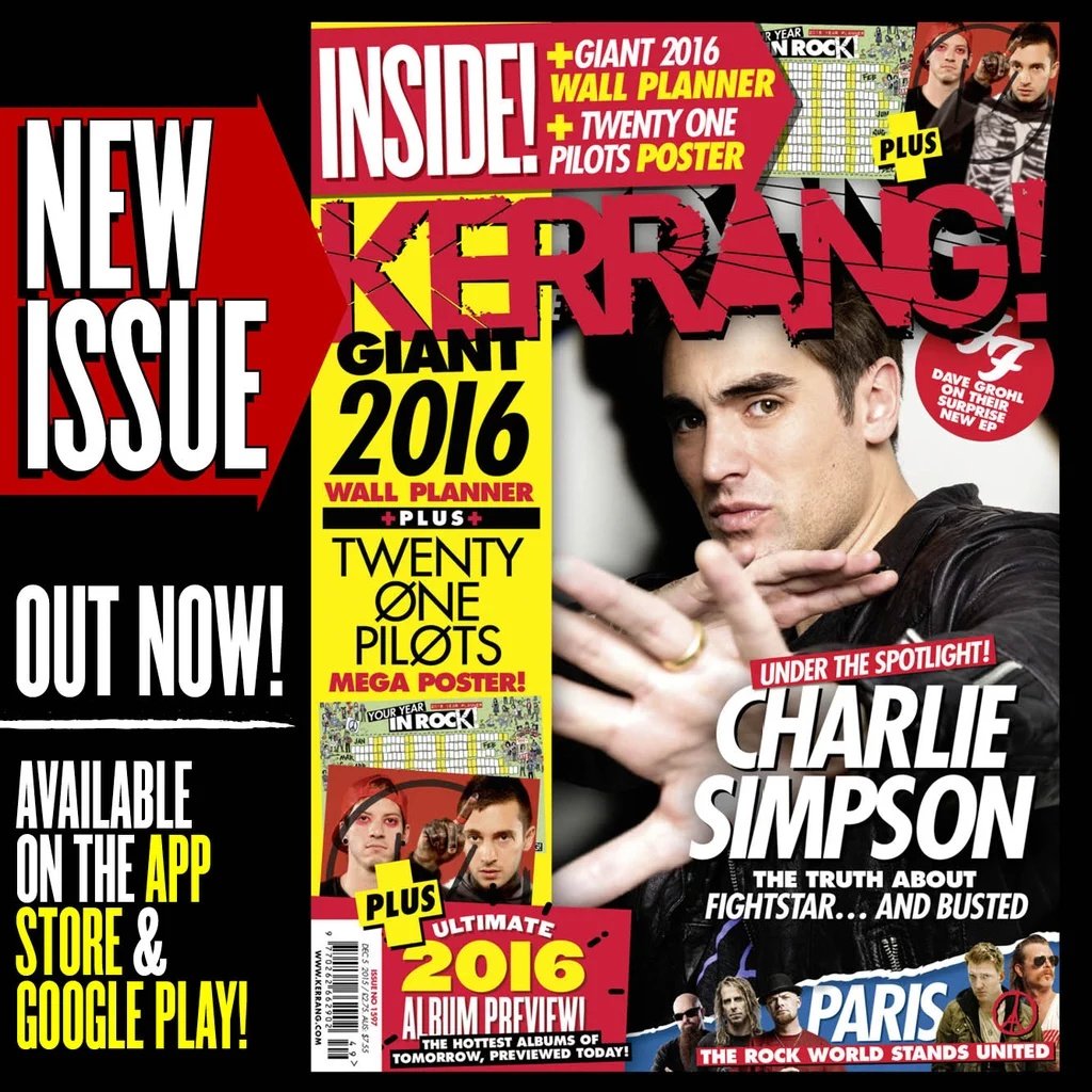 BustedSpain's tweet photo. Entrevista a Charlie Simpson en la revista @KerrangMagazine https://t.co/BZodVsDdpa