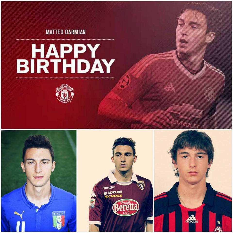 Happy 26th Birthday, Matteo Darmian!   