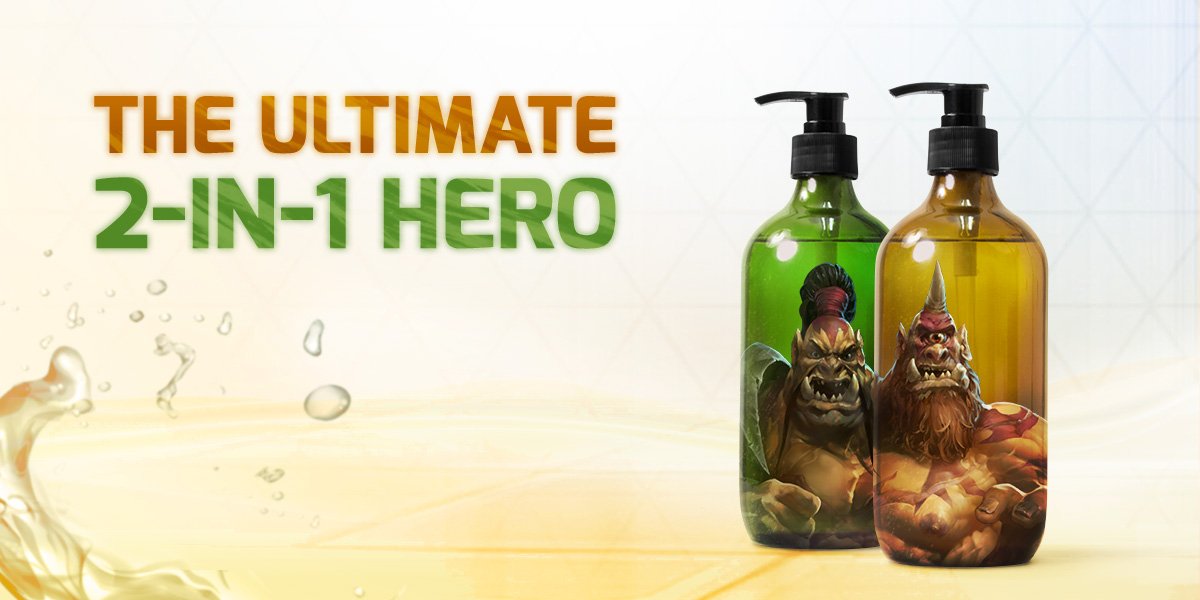 BlizzHeroes's tweet image. Now, not only shampoo comes as a 2-in-1 option!