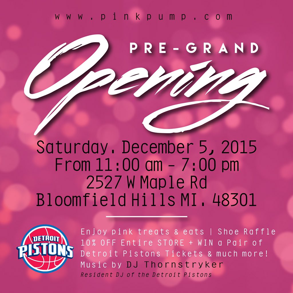 VC_Kirkwood's tweet photo. @MonicaBrown come by and support some of your biggest fans in Detroit if you find the time #PinkPump https://t.co/Atb44QVGqS