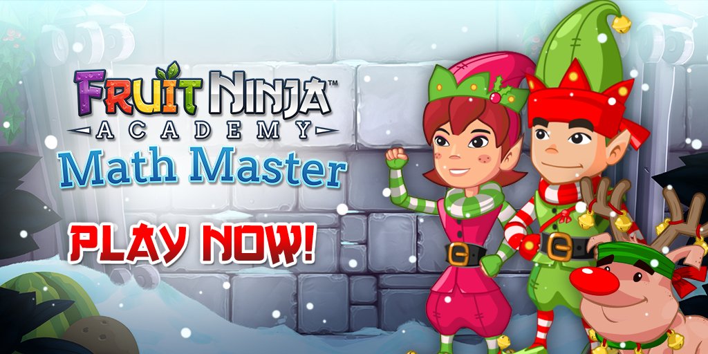 FruitNinja's tweet photo. Our new update adds snowy backgrounds and a brand new sticker set to #FNAMM. Time to play! https://t.co/96nohREOmJ https://t.co/p7vsT7R8wy