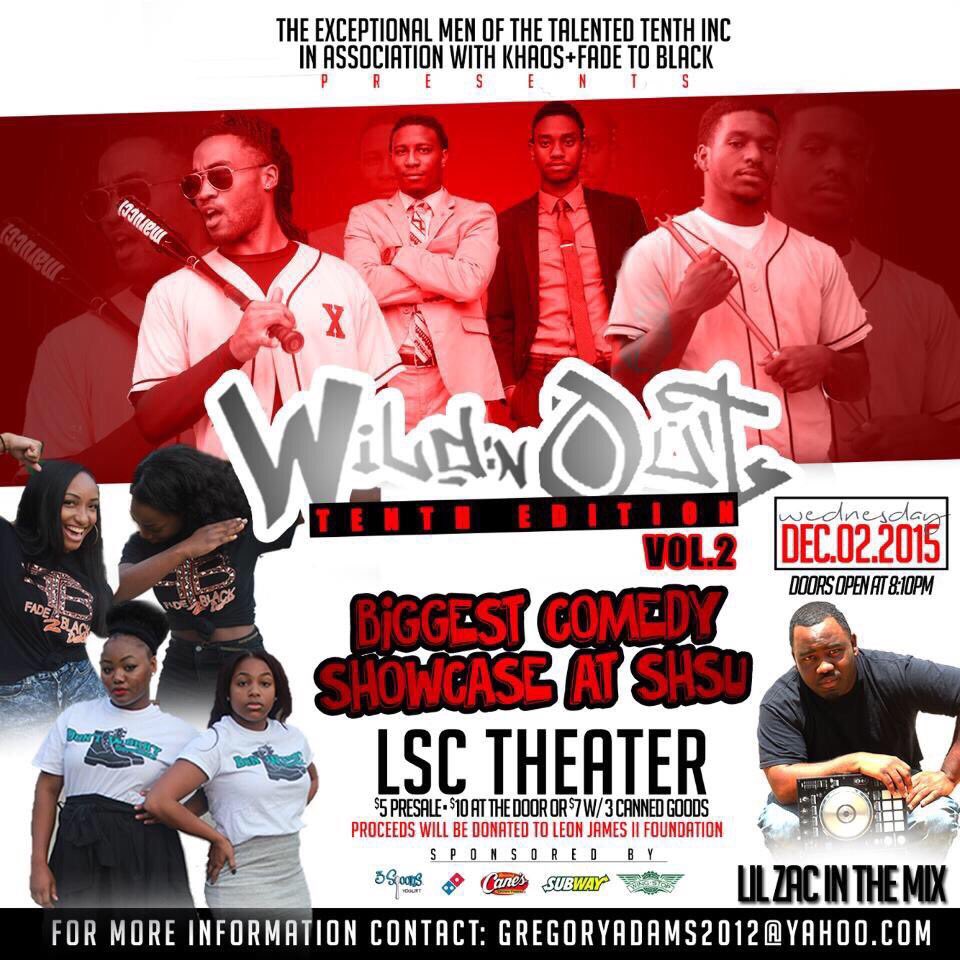 TrillVello's tweet photo. The day is here! Wild N Out is tonight! Sold out event, so you know it's gone be lit! π₯π₯
#SHSU
#TenthNation
#WNOXX2 https://t.co/MKxkuPdXa0