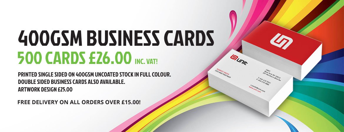 EcoColourPrint's tweet photo. 500 Business Cards Printed On 400gsm Uncoated Stock (85mm x 55mm) - £26 (Inc. V.A.T) - https://t.co/yZTs40EFTR https://t.co/DFgtrQoNub
