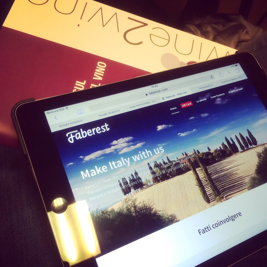 faberest_it's tweet photo. Pronti a parlare di #Faberest a #wine2wine: come trasformare i #viaggiatori in #brandambassador! https://t.co/fu9XWUel5F