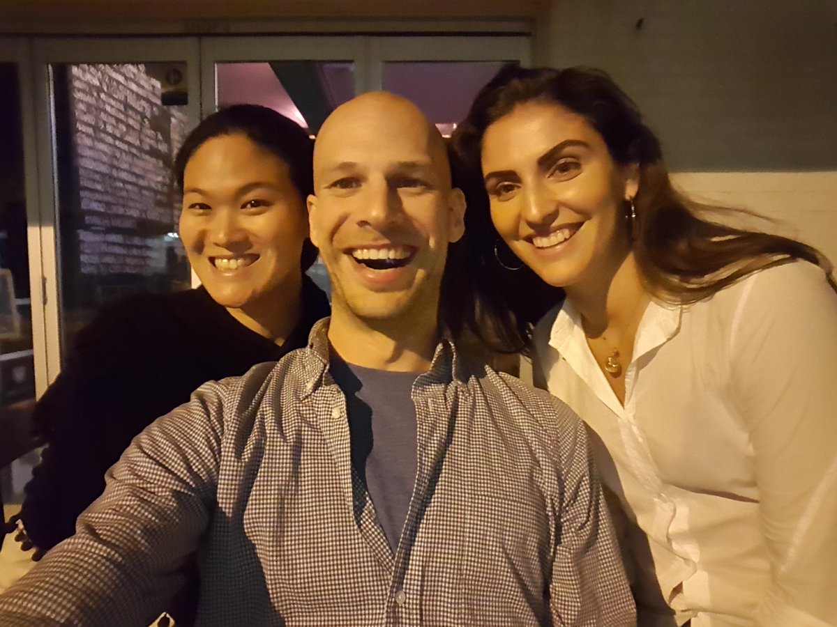 dunsmoreeats's tweet photo. Hey @TheCoolingRack_ - I had dinner tonight with two famous people from that television show! #bakeoffau #bakemates https://t.co/KxK3HtcVzL