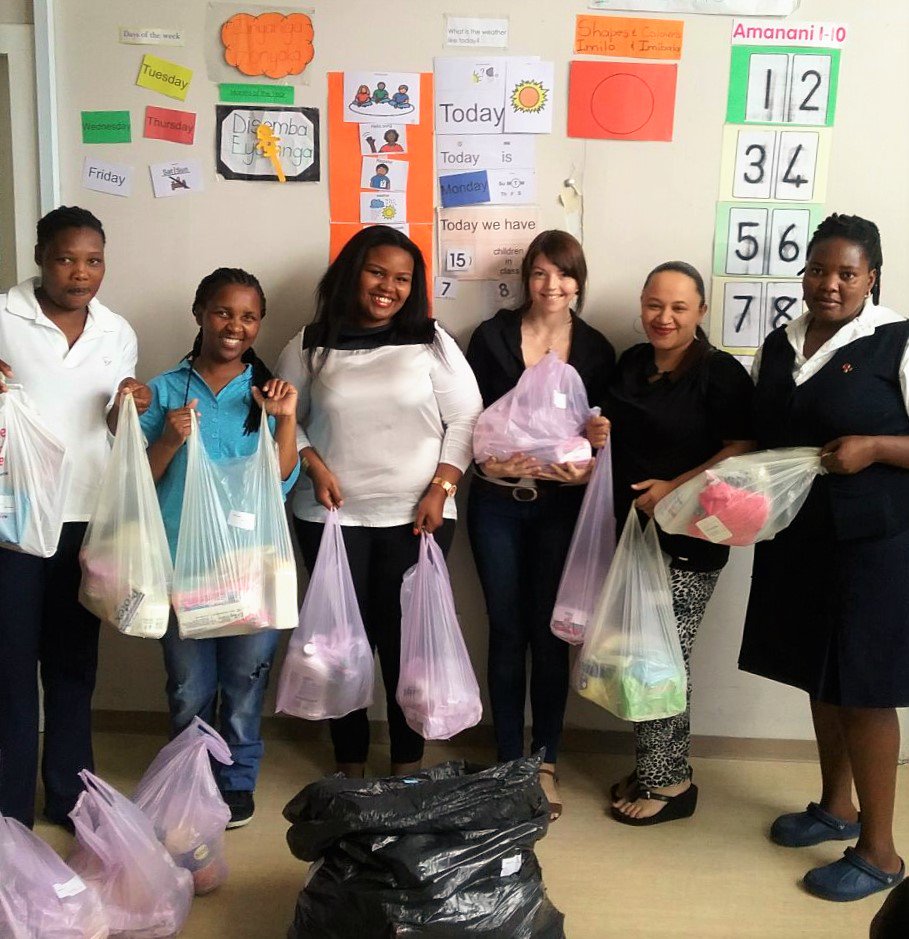 GreaterImpactSA's tweet photo. Celebrating Sibongile Day&amp;Night Care Centre for kids with Cerebral Palsy with a donation of items from the GC team! https://t.co/JfoqpctPuQ