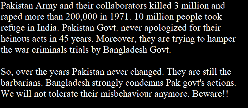 xunaed's tweet photo. #Pakistan needs 2 oil their own machine. Dont poke #Bangladesh's own matter. #BackoffPakistan @UN @OIC_OCI @thesaarc https://t.co/VZ4wKKOPD4