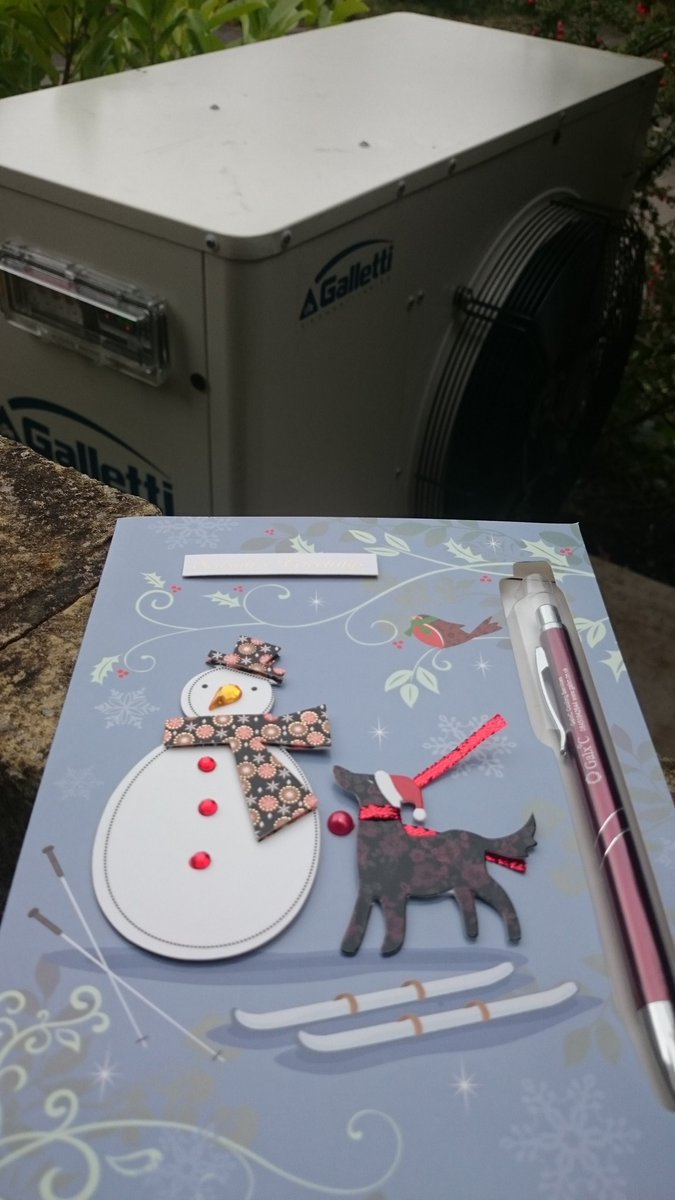 DHBrewing's tweet photo. First Christmas card of the yr @GalxC1 with a shiny pen too! Thank you very much for a great glycol system folks :-) https://t.co/vMZz0KkXRA