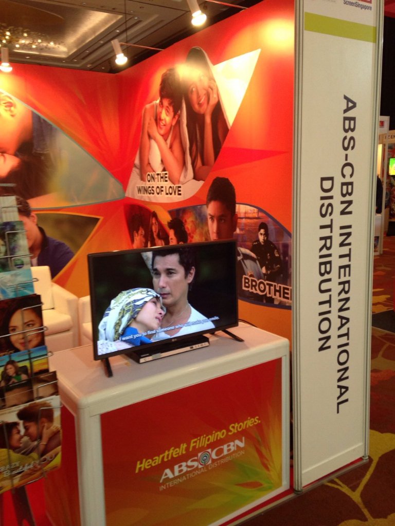 hethler's tweet photo. ABS-CBN International Distribution's Booth at #ATF2015, MBS, Singapore #PSY #OTWOL #FPJAngProbinsyano #Forevermore https://t.co/Vm4sxW8AIv
