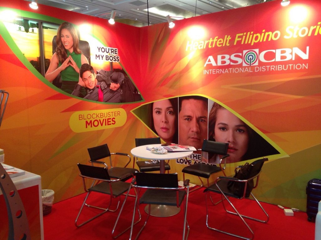 hethler's tweet photo. ABS-CBN International Distribution's Booth at #ATF2015, MBS, Singapore #PSY #OTWOL #FPJAngProbinsyano #Forevermore https://t.co/Vm4sxW8AIv