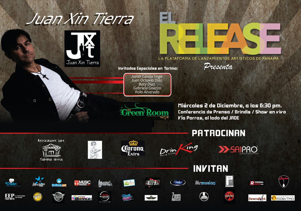 Rockistmo's tweet photo. #Evento Hoy #ReleaseParty de single y video "Pasa Candela" de @JuanXinTierra en @ElGreenRoom 6:30pm/Entrada Libre https://t.co/JeM1o6FCqc