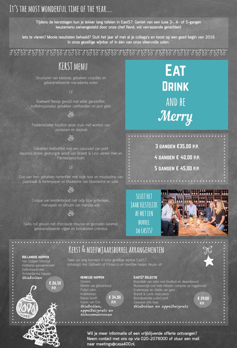 CHRISTMAS // Pssst.. It's almost the most wonderful time of the year! Bekijk alvast ons #kerstmenu