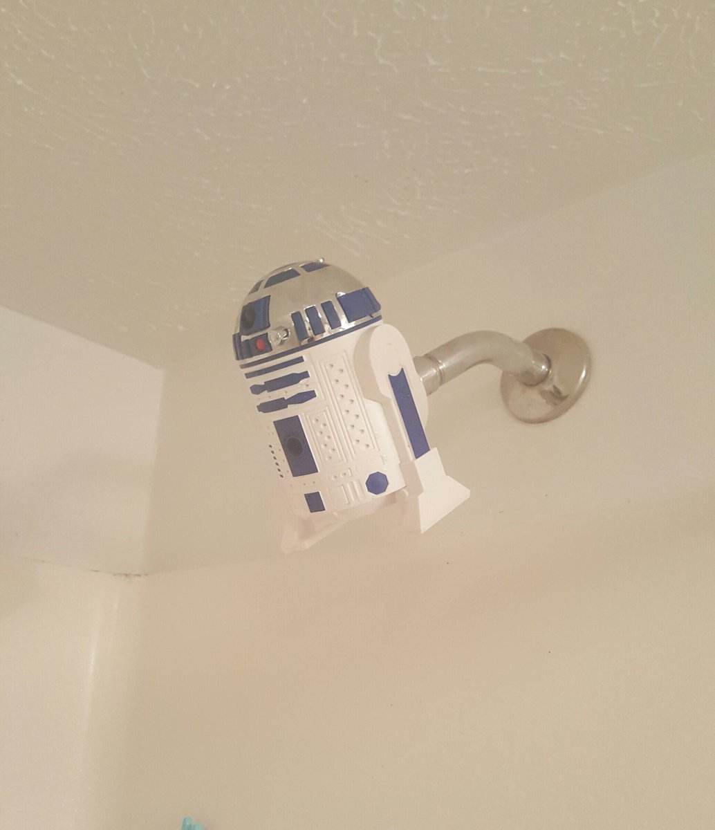 "Told my landlord my shower head was leaking, he said he'd hook me up.. Not mad about it."