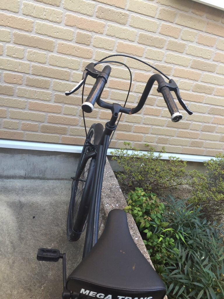 改チャリの紹介です！ アップハンがいいですね！！ また、絞りがとても