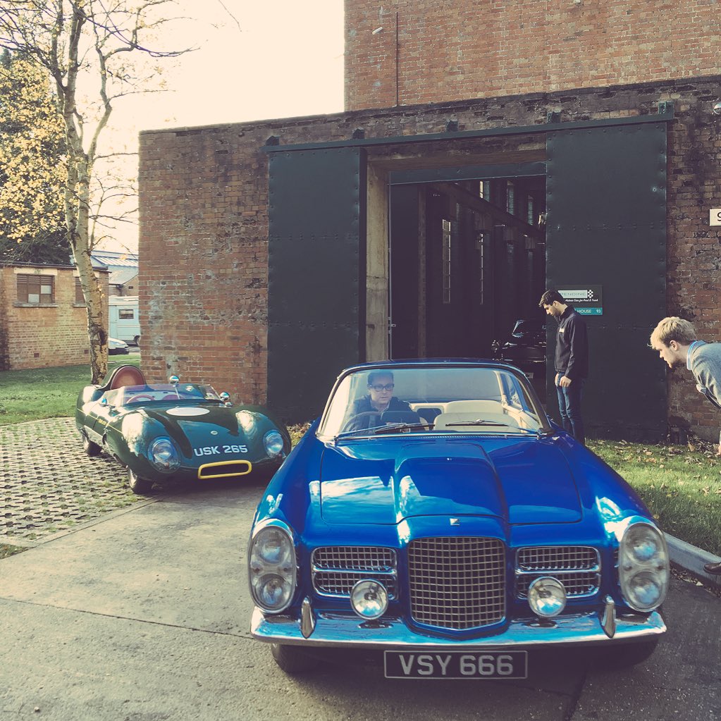 BicesterH's tweet photo. Busy day at Bicester Heritage! Action on site from @classperform #LegendsAutomotive @classicdriver @pendinecars https://t.co/o9Ago6c3Wv