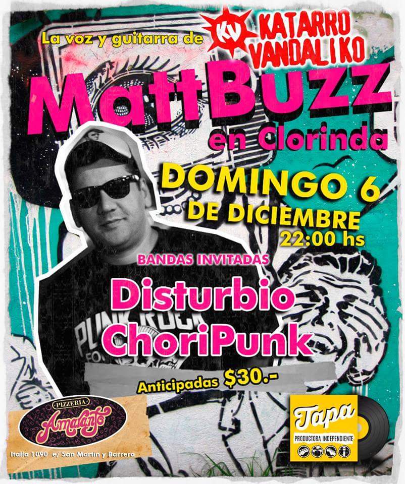 ProductoraTapa's tweet photo. Este domingo 06/12 vísperas del feriado!
#PunkNotDeat https://t.co/rafmyPsGf0