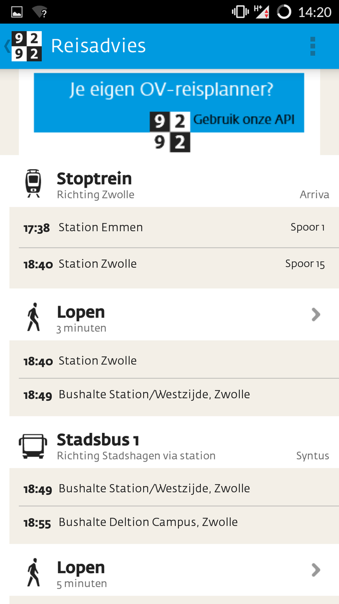 OV_Magazine's tweet photo. 117 haltes, 13 stations, 24 plaatsen, 4 ov-bedrijven, 3 ov-bedrijven, 4,5 uur reistijd. Hoe houdt #SmartOV zich? https://t.co/ma7A4aU0SG