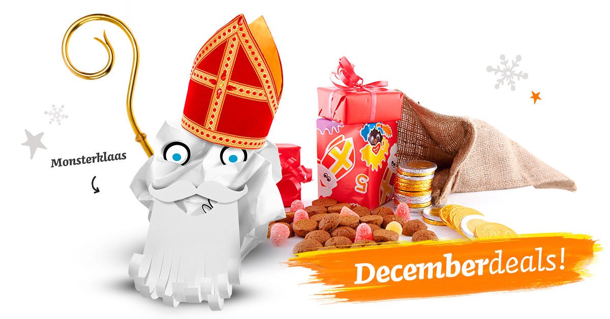 drukwerkdeal's tweet photo. Monsterklaas heeft deals voor je klaargezet! Bekijk ze op onze website ➜ https://t.co/QCCnvIevVe https://t.co/35M9LMGcDB