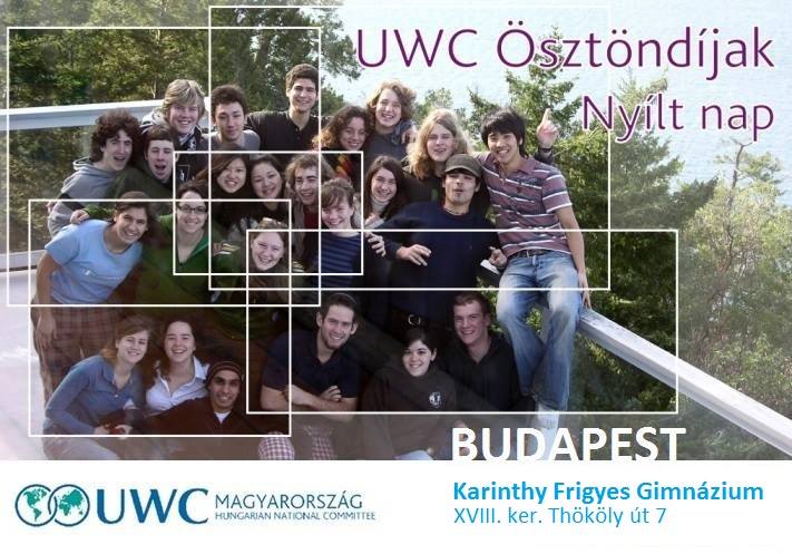 UWC_HU's tweet photo. Budapesti nyílt nap december 5-én! Minden érdeklődőt szeretettel várunk 10 órakor a Karinthy Frigyes Gimnáziumban! https://t.co/PunuzjPLpU