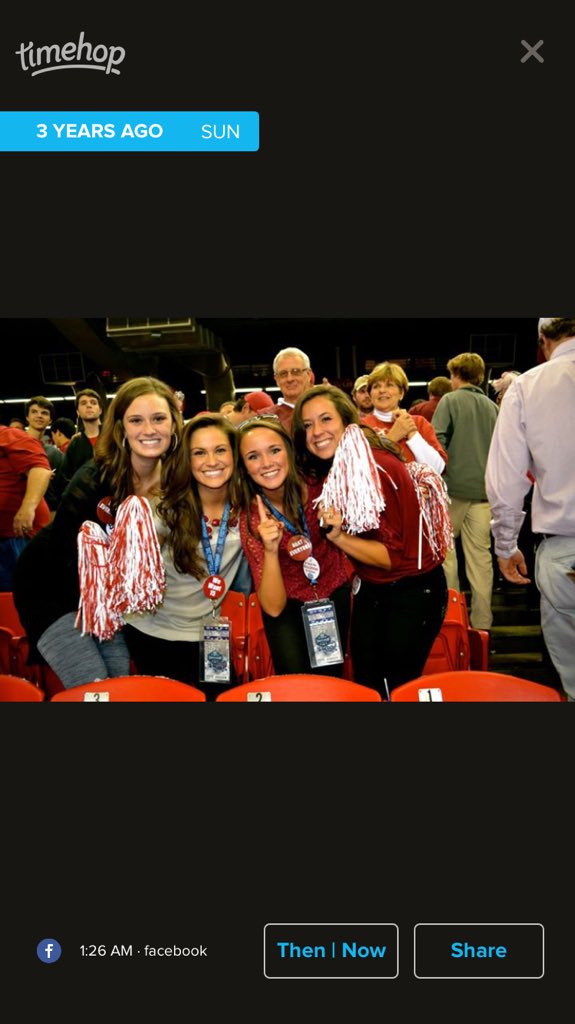 vgcochran's tweet photo. Three years ago today!! Best game ever. @taylor_tryon @jessicawiger @_MelissaAnnF https://t.co/XqGS9fdODM