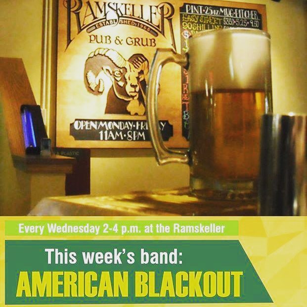 AmericnBlackout's tweet photo. CSU! We're at the @csuramskeller today from 2-4, with an interview on @kcsufm at 3! Take a break from studying and … https://t.co/pIkq2Wtk7g