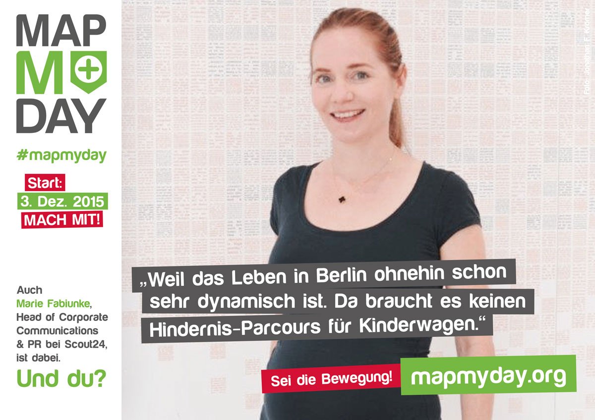 Marie, Scout's Head of Corporate Communications, is part of #MapMyDay.