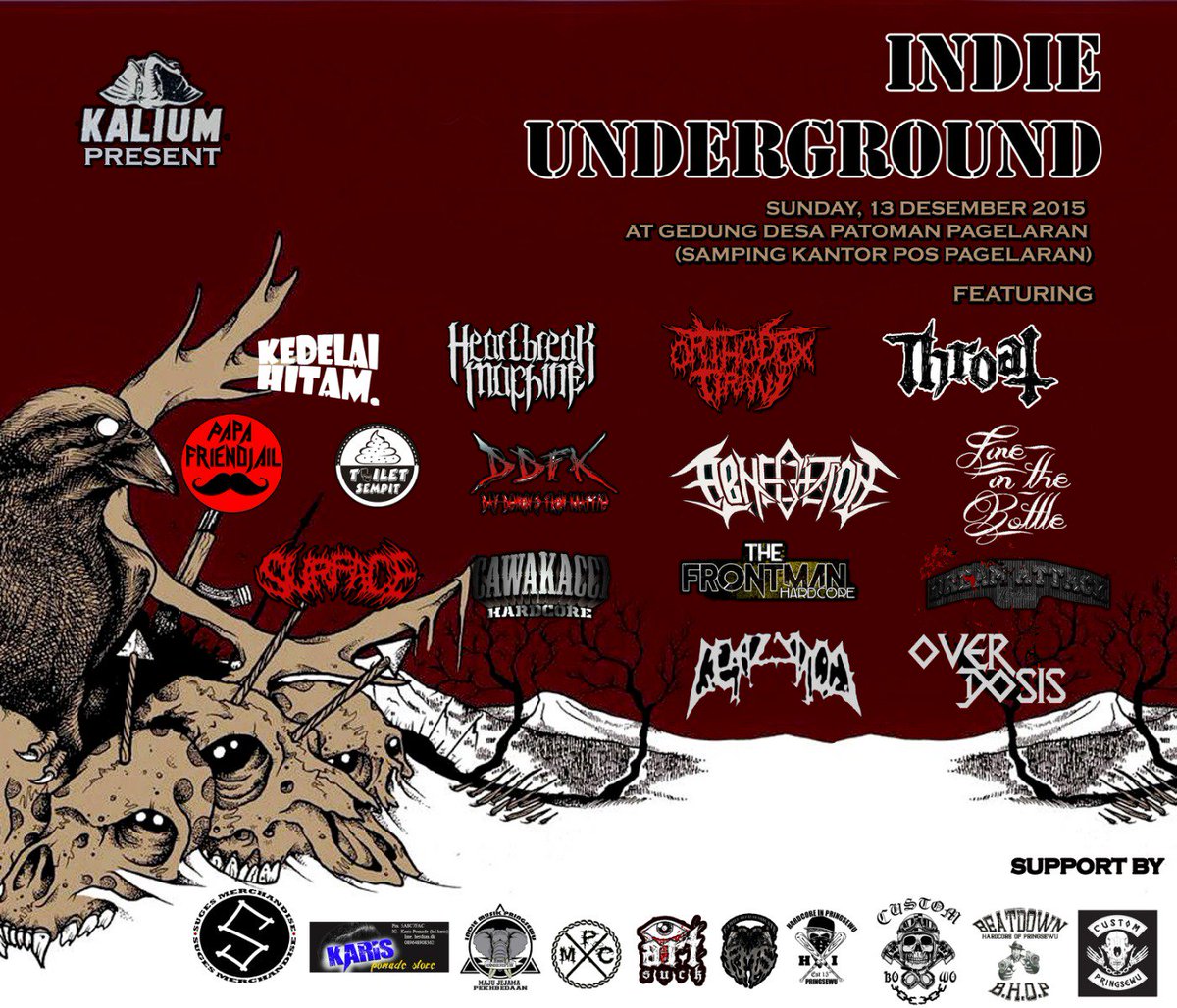 Yeah next Perform 13 desember 2015,ramaikan! Support event local