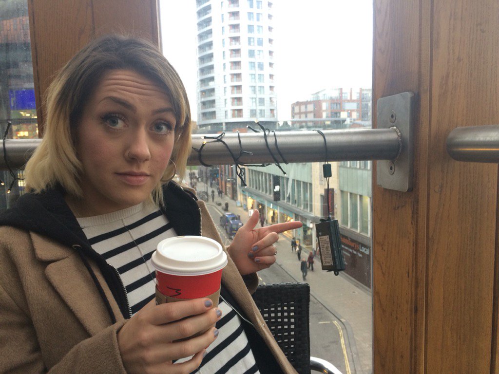 Josh_Briars's tweet photo. @StarbucksUK Not only did we buy burnt coffee, we saw a proper hazard! Good job at health and safety!  #hazard #xmas https://t.co/NMZRIawJIV