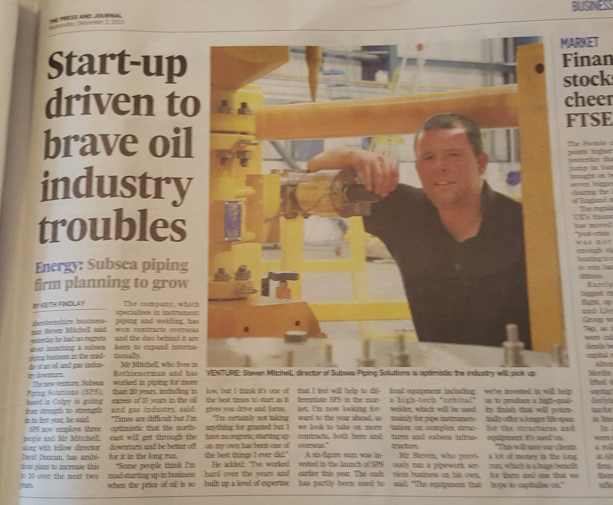 Great article on SPS in <a href="/pressjournal/">The Press and Journal</a> today.  Thank you!