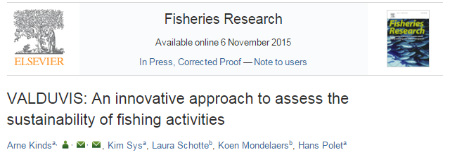 EU_FAMENET's tweet photo. #Axis4 project @VALDUVIS in #FisheriesResearch:"Innovative approach to assess sustainability of #fishing activities" https://t.co/VhLsu8U9tS
