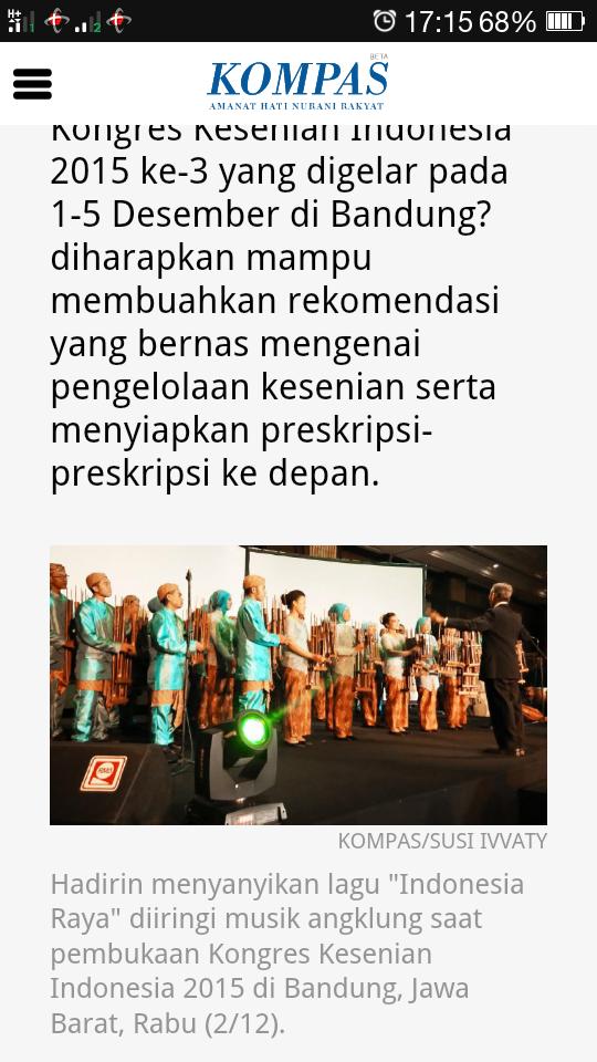 Alhamdulillah hari ini perfom kami lancar#KongresKesenianIII  <a href="/stbaypiaba/">STBA Yapari</a>