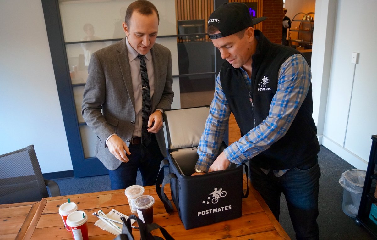 Your coffee is here: Starbucks and Postmates launch delivery in Seattle, and this is what geekwire.com/2015/starbucks/