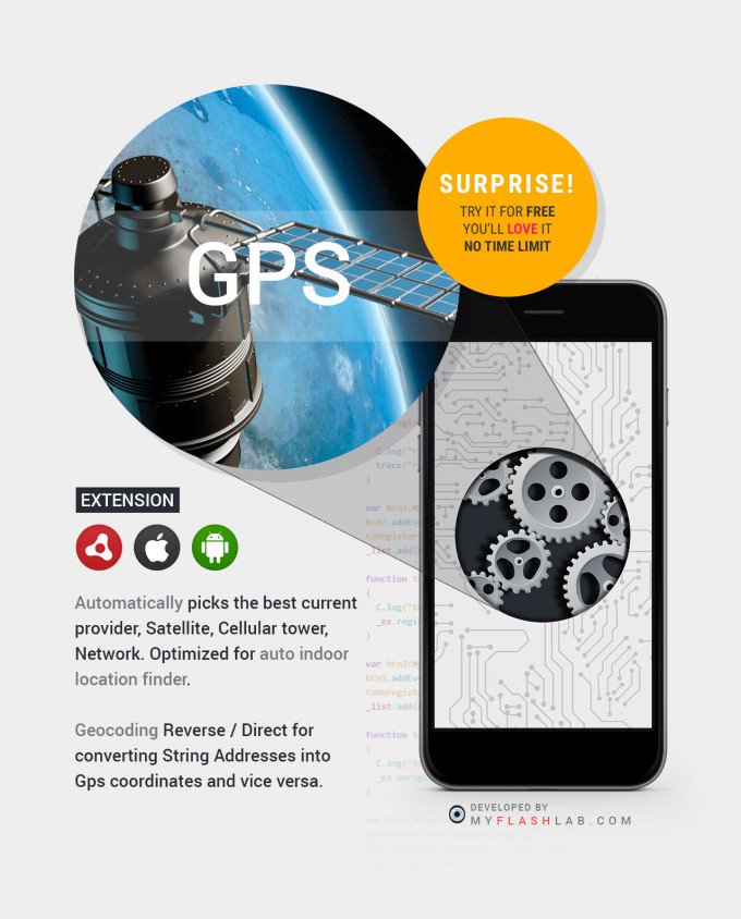 myflashlab's tweet image. Manage GPS in your next #AdobeAir app like a pro with this highly optimized #ANE #myflashlab myflashlab.com/product/gps-an…