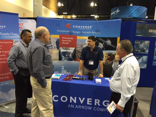 Converge's tweet image. Steady flow of traffic at #DMSMS2015 for Converge booth# 907. Come by, say hello and enter to win an Apple iWatch.
