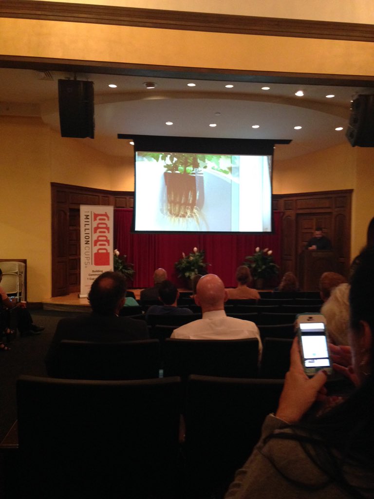 <a href="/WaterMeGreen/">Tito</a> promotes #verticalfarming #sustainability  how cool! <a href="/1MillionCups/">1 Million Cups</a> <a href="/1MillionCupsOrl/">1MillionCups Orlando</a> #pivotbizconsult