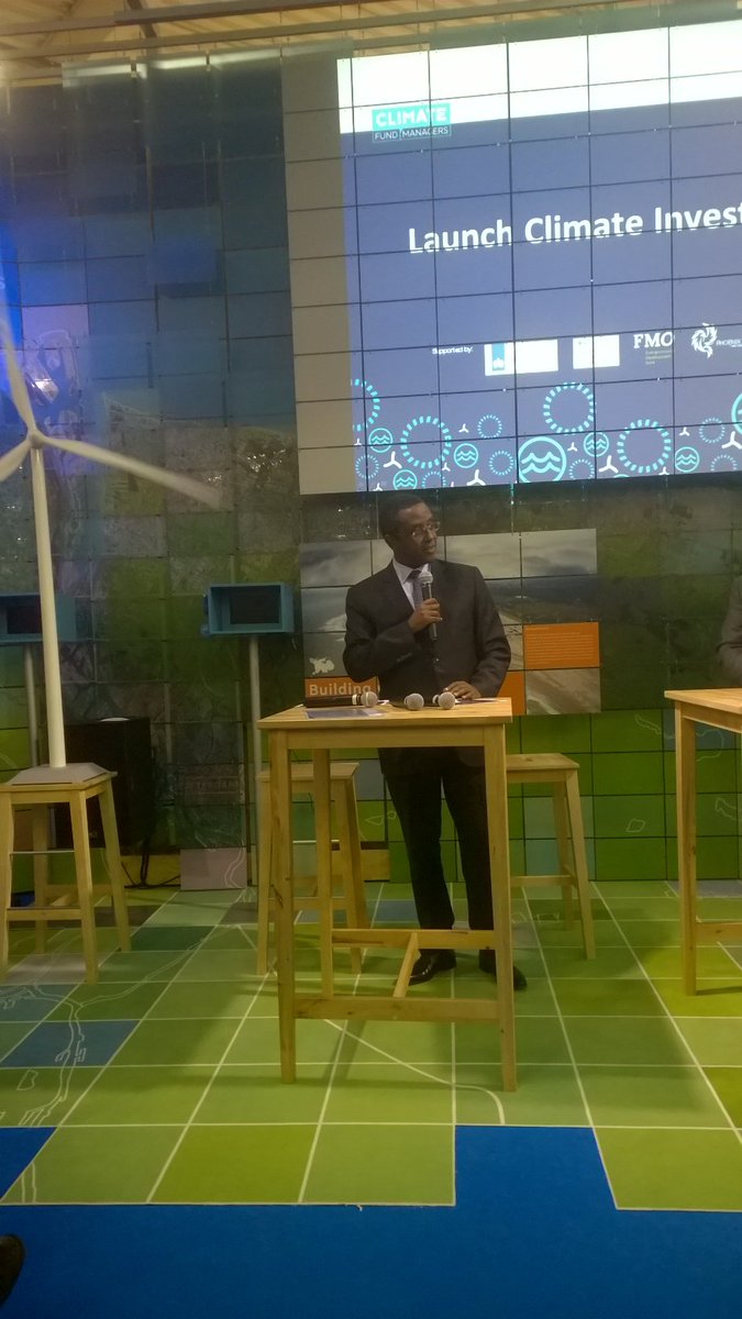 FMO_development's tweet photo. Launch of #ClimateInvestorOne @NLCOP21 with @Vbiruta @RwandaGov &amp; Ms Amina Mohammed, Environment Minister #Nigeria https://t.co/OvsoVdQ3WZ