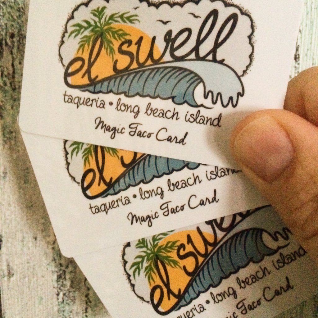 Share the love....of tacos. El swell magic taco cards never expire and are reload able. Call (609)492-2319