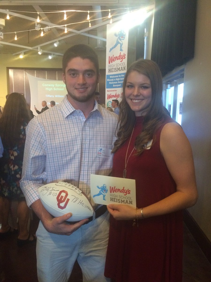 WCSKS's tweet photo. Congratulations to Addison Root and Will Locke for being 2015 Wendy's High School Heisman nominees. #probatedignum https://t.co/zOT0BRt3b5