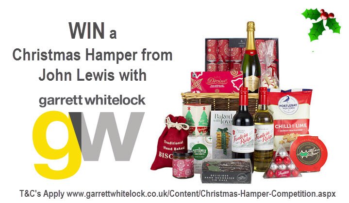 WIN a #Christmas hamper from John Lewis. RT &amp; Follow. Closes 17/12/2015 #Competition
T&amp;C's garrettwhitelock.co.uk/Content/Christ…