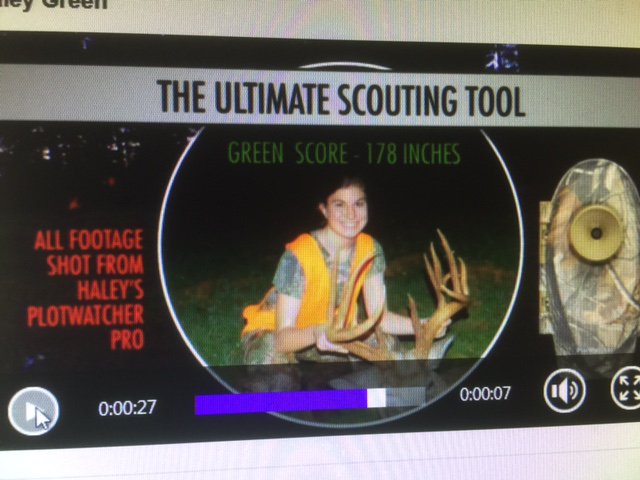 mikehanback's tweet image. Super cool @plotwatcher video footage, watch Haley find &amp;amp; shoot giant 178" GA buck! day6outdoors.com/index.php/trop…