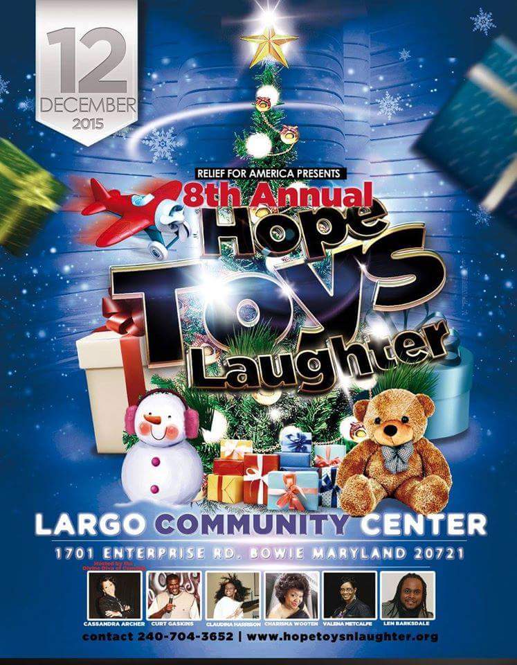 MANNAFESTEDMAN's tweet photo. Make your way to the 8th Annual Hope Toys and Laughter Christmas Comedy Event. FREE w/unwrapped toy! https://t.co/PgxuM5IKrH