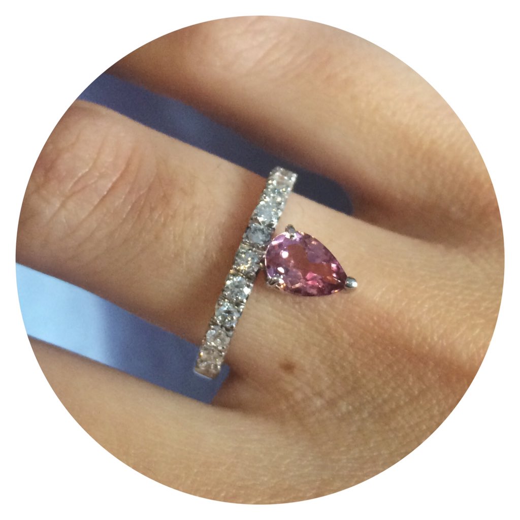 bdubini's tweet photo. Theodora Ring • Pink Tourmaline and diamonds set in 18kt white gold https://t.co/JrbkJfHzIw