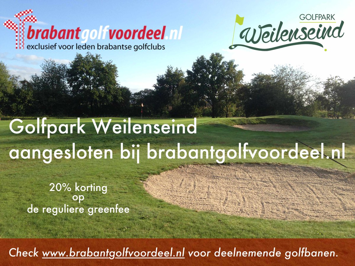 weilenseind's tweet photo. Golfpark Weilenseind aangesloten bij BrabantGolfVoordeel. https://t.co/P0Wdssk2We @NGF_ @waarkanikgolfen https://t.co/TAZzbvRs0C