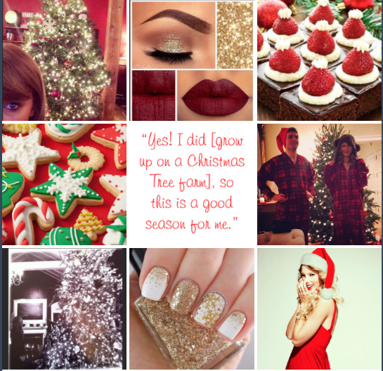 SlayerSwift13's tweet photo. Taylor Swift Inspired Christmas Mood Board #12DaysTillTaylor #SantaSwift https://t.co/imLchx4L3v